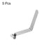 HARFINGTON 5pcs Single Button Kayak Paddle Snap Spring Clip, 38mm x 5.9mm Spring Steel V-Shaped Clips