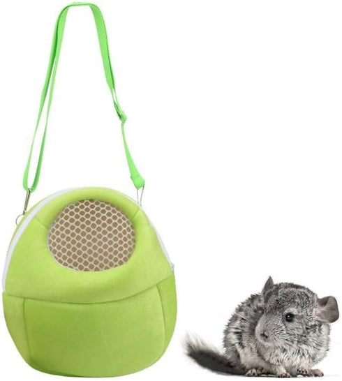Hypeety Pet Carrier Bag Sling Backpack for Small Pets, Breathable Outgoing Bag (Green)