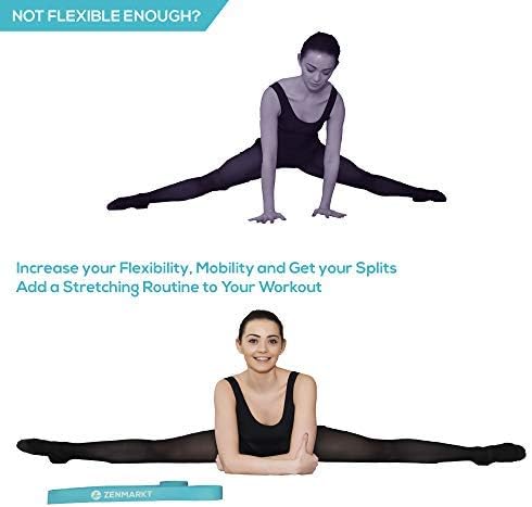 Zenmarkt Ballet Stretch Bands for Flexibility and Strength, Ideal Dance Equipment for Gymnastics, Cheerleading, Pilates
