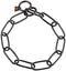 Herm Sprenger Heavy Very Long Link Fur Saver Collar, 4mm Black Stainless Steel, Guaranteed Not To Rust!! (63 cm)