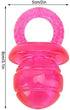 HEEPDD 2Pcs Dog Pacifier Chew Toys, Pet Puppy Molar Chewing Training Toys for Dogs and Cats (Red Green)