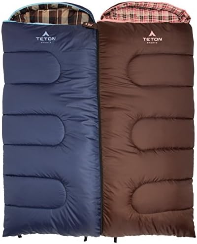 TETON Junior Sleeping Bags, 20 Degree and 0 Degree, Warm and Comfortable for Boys, Girls, all Kids, Built to Last