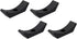 Yardwe Set of 4 Adjustable Dumbbell Storage Brackets - Efficient Organizer Rack for Weight Holder Stand, Durable Weight
