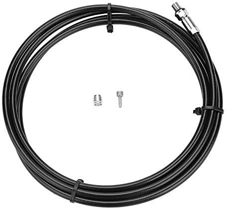 Dilwe Brake Oil Hose, 2m Hydraulic Disc Brake Hose Tube with Olive Connector