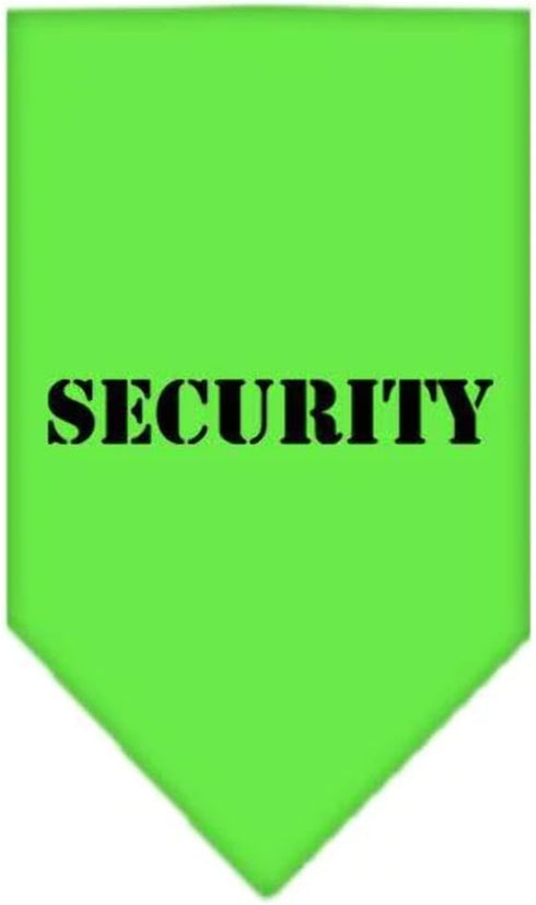 Mirage Pet Products Security Screen Print Bandana - Large, Yellow