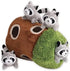 Glow Pups Hide and Seek Dog Toy, Interactive Plush Raccoon in Tree