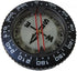 80M 25 Scuba Choice Diving Compass Module - Glow in the Dark, Aluminum, Max Depth, Portable, Tilt, Compact & Durable