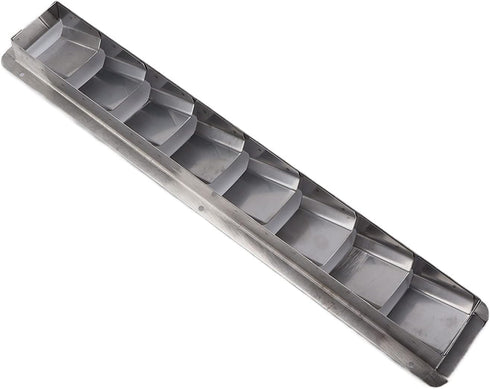 Acouto Boat Louver Vent,Marine Vent Grille Oblong Stainless Steel 8 Slots Grid