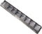 Acouto Boat Louver Vent,Marine Vent Grille Oblong Stainless Steel 8 Slots Grid