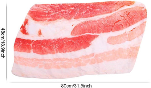 TOPINCN Pet Dog Blanket Pet Sleep Mat Simulation Bacon Warm Keeping Dog Cat Blanket for Small Medium Large Pet(L) by TOPINCN