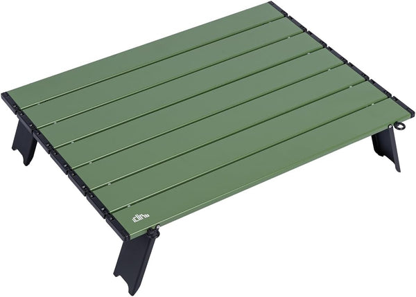 iClimb Ultralight Compact Mini Beach Picnic Folding Alu. Table with Carry Bag,