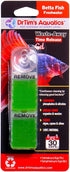 DrTim’s Aquatics Freshwater Waste-Away Gel, Natural Cleaner for Betta Aquariums, 2 Pack Treats 20 gal, Small