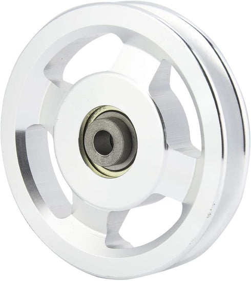 Fitness Pulley Wheel, Aluminium Alloy Home Gym Exercise Strength Training Equipment