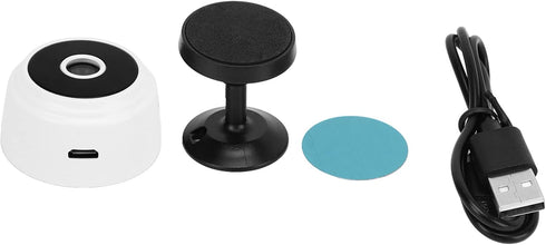 Serounder 1080P 128GB Security Camera, Indoor Outdoor Home Camera with Magnetic Cover for Baby Pet Monitoring, Supports