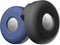 Airtag Dog Collar Holder (2-Pack), Black/Blue Silicone Case, Easy to Clean, Anti-Lost, Shock Proof for Collars & Bags