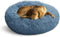 Dog Beds for Medium & Small Dogs, Fluffy Orthopedic Calming Dog Bed, Donut Bed, Washable for Up to 45 Lbs