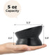 Elevated Cat Food Bowl, 5 Oz Ceramic Raised and Tilted Water Bowl, Anti Vomiting and Protect Pets' Spines Dishes for
