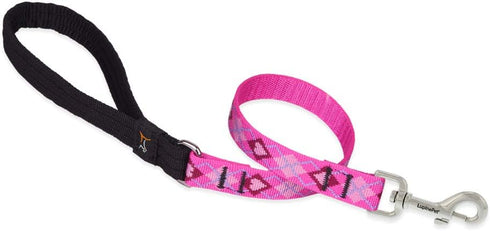 LupinePet Originals Puppy Love – 2-foot Traffic Lead/Leash for Medium and Larger Dogs – 3/4"