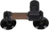Aquarium CO2 Atomizer, Ceramic Tube Plastic Black for Small Fish Tanks