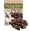 Top Dog Chews – Knee Caps, 20 Count, Dog Beef Chew Bones, Long Lasting Treats for Aggressive Chewers, Made in USA