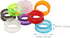 16pcs Silicone Finger Rings Inserts for Comfortable Hair Cutting and Grooming, Protectors for Barber Shears and Pet