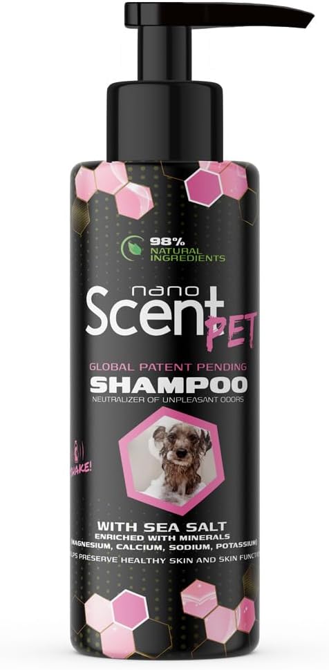 Pet Shampoo with Sea Salt for Dogs & Cats Nano Tech Long-Lasting