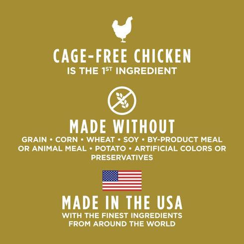 Instinct Ultimate Protein Grain Free Cage Free Chicken Recipe Natural Dry Cat Food, 4 lb Bag