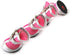 Zunea Small Dog Shoes for Hot Pavement, Breathable Mesh Boots, Adjustable Non-Slip Zipper Pet Booties, Pink 5#