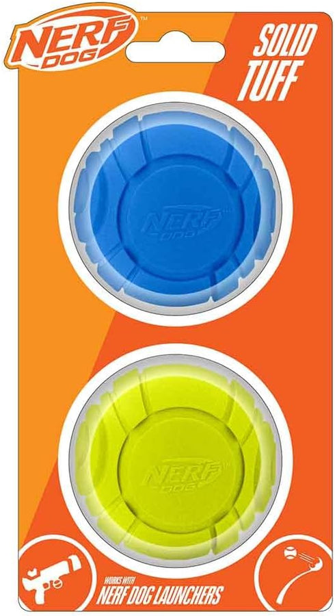 Nerf Dog Sonic Ball Dog Toys, Lightweight and Water Resistant, 2.5 Inches, Two Pack