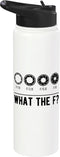 Photographer Photography Camera Lens Aperture Gift Photography Aperture Camera Lens What the F Photographer Stainless Steel Insulated Water