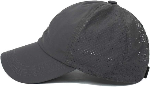 Womens Quick Drying Criss Cross Ponytail Hat - UV Protection Baseball Cap Sun Hats
