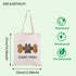 FOTAP Dog Lover Shopping Bag - Dog Owner Tote Bag for Doggie Things, Toys, and Park Shopping Gifts