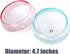 4.7 Inches Small Silent Spinner Exercise Running Wheel for Small Hamsters, Gerbils, Mice (Pink)