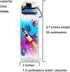 Home Tune 23oz Kids Water Bottle for School Boys, BPA FREE Tritan, Leak Proof Flip Top Lid, Carry Handle - Rocket.