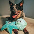 SmartPetLove Snuggle Puppy Tender-Tuffs Ball, Round Pufferfish Tough Dog Toy with Squeaker