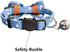 THAIN Breakaway Cat Collar with Bell and Bow Tie, Adjustable Denim Dots Safety Buckle with Name Tag for Kittens