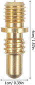 Kisangel 2 Sets Pool Cue Joint Pin Screws Billiard Joint Pin Connector Cue Tip Inserting Screws for Billiard Cue Hardware Supplies