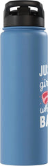 Bacon Meat Breakfast Bacons Bacon Just A Girl Who Loves Bacon Meat Stainless Steel Insulated Water Bottle