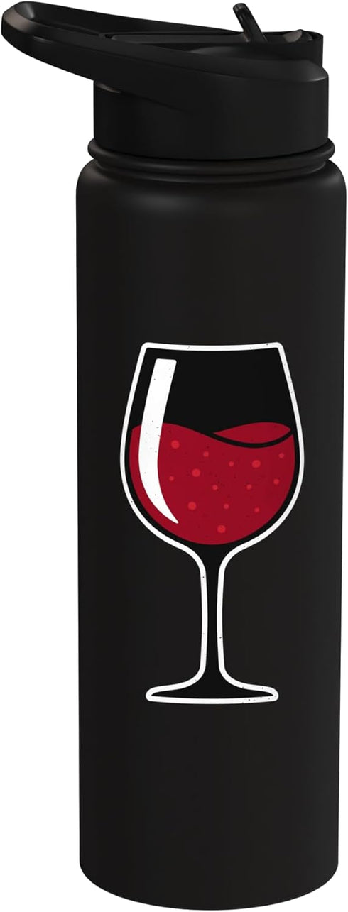 Wine Drinker Humor Tee Winery Life Wine Sommelier Glass Wine Lover Sommelier Winemaker Wine Drinking Party Tee Stainless Steel Insulated