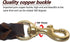 Leather Dog Leash 4ft x 3/4 inch, Heavy Duty Braided Genuine Leather Leash, Soft Comfortable for Large Medium Small Dogs