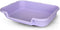 KittyGoHere Senior Cat Litter Box - 1 Pack Large Storybook Lavender Low Entrance, Perfect for Senior Cats