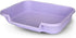 KittyGoHere Senior Cat Litter Box - 1 Pack Large Storybook Lavender Low Entrance, Perfect for Senior Cats