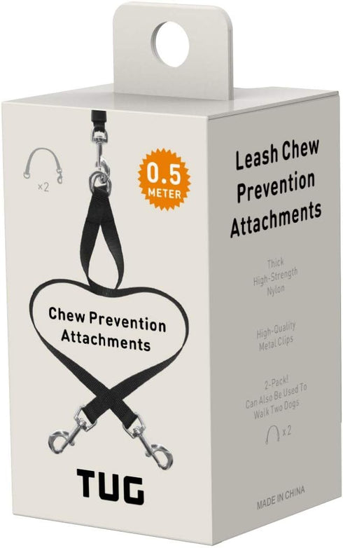 Anti-Chew Extension for Retractable Leashes, 2 Pack Dual Dog Leash Attachment for Walking Two Dogs