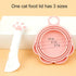Dog Food Lids & Spoons Set, Manual Can Opener with Cover, Cat & Dog Food Accessories (White)