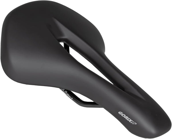 GORIX Lightweight Wide Comfortable Short Nose Bike Saddle Seat Cushion for MTB Road Bicycle (GX-SA729)