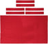 Aymzbd 9ft 2.8x1.5m Worsted Billiard Pool Table Cloth Pool Table W/Cushion Rail, Red