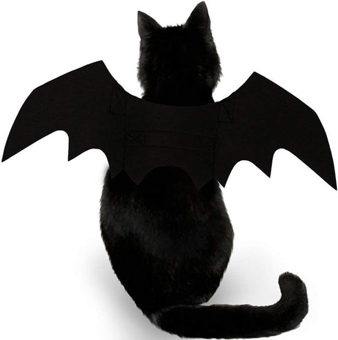 Pet Cat Bat Wings Halloween Costume, Bat Wings for Cats and Dogs, Puppy Kitten Cosplay Dress Up Accessories