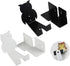 Kisangel Bike Holder 1 Set Cycle Wall Mount Holder, Black Creative Supplies Hanger Hook Storage Bike Rack