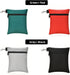 Golf Tee Pouch | Pack of 2 Golf Tee Bag | 5.24 X 6.42 Inch Zipper Golf Accessory Bag with Clip | Golf Bag Accessories