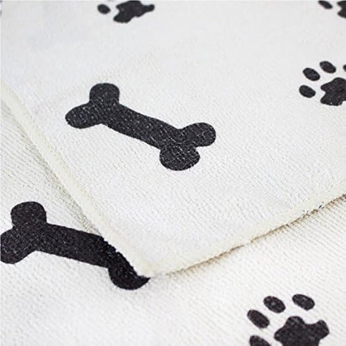 Zwipes 779 Microfiber 5-Pack Small Pet Cloths, Soft Terry Drying Cleaning Towels (Size: 16" x 16")